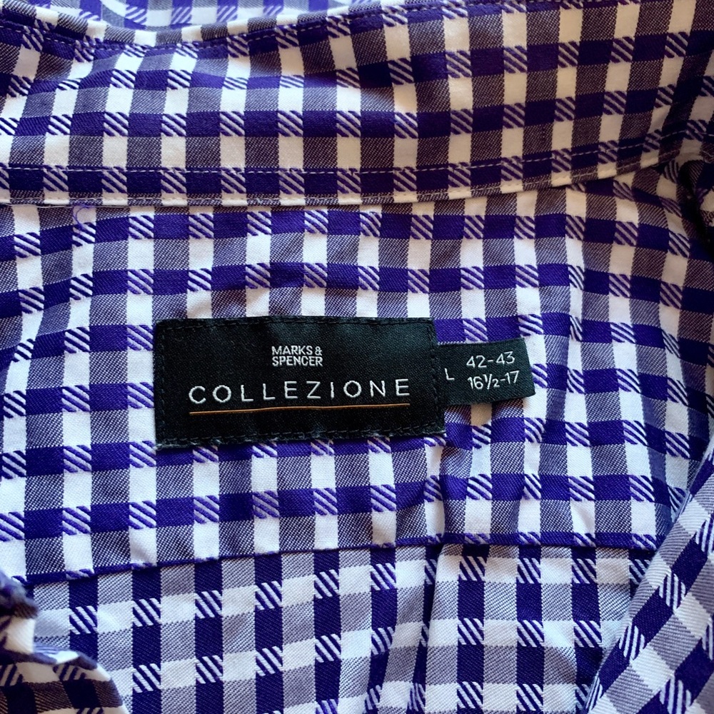 Marks & Spencers men’s dress shirt